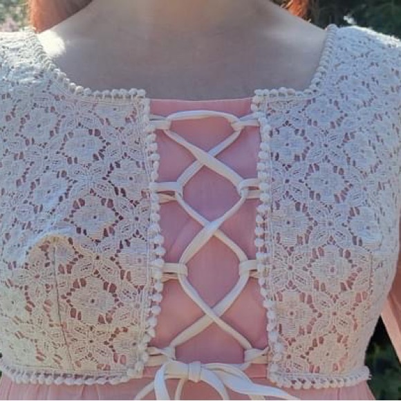 Pink Chiffon Juliet Dress - Picture 3 of 3